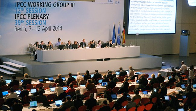 IPCC launch room