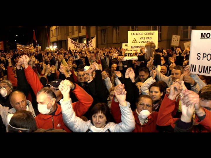 Demo in Liubliana in 2010
